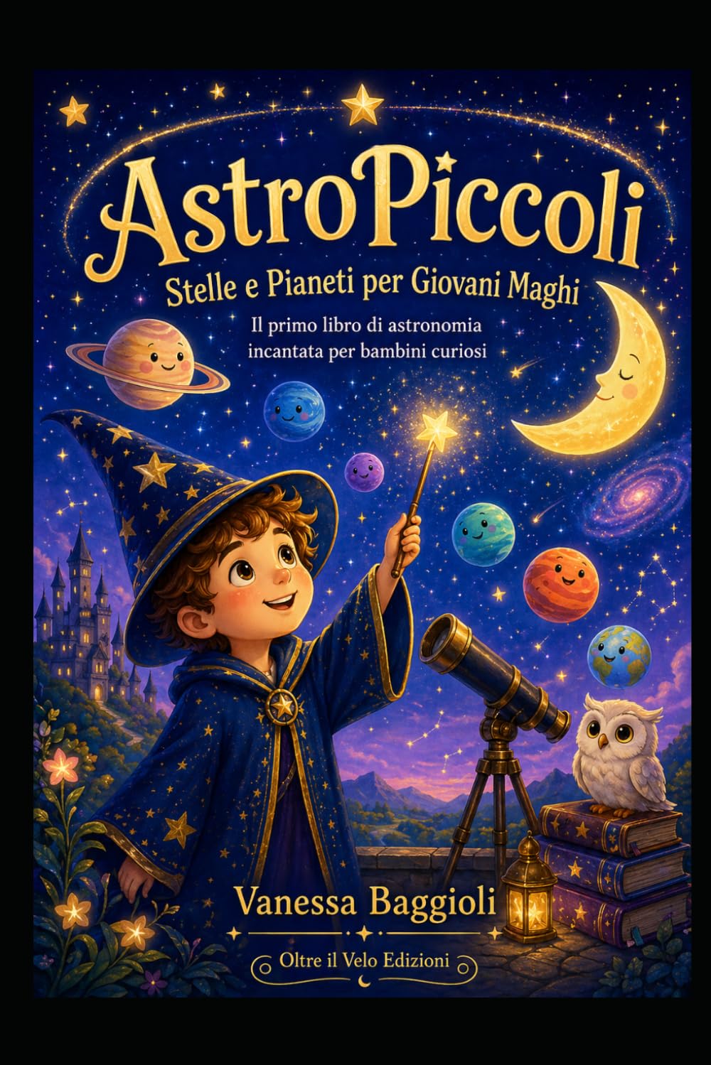 AstroPiccoli Stelle e Pianeti per Giovani Maghi: Il primo libro di astronomia incantata per bambini curiosi