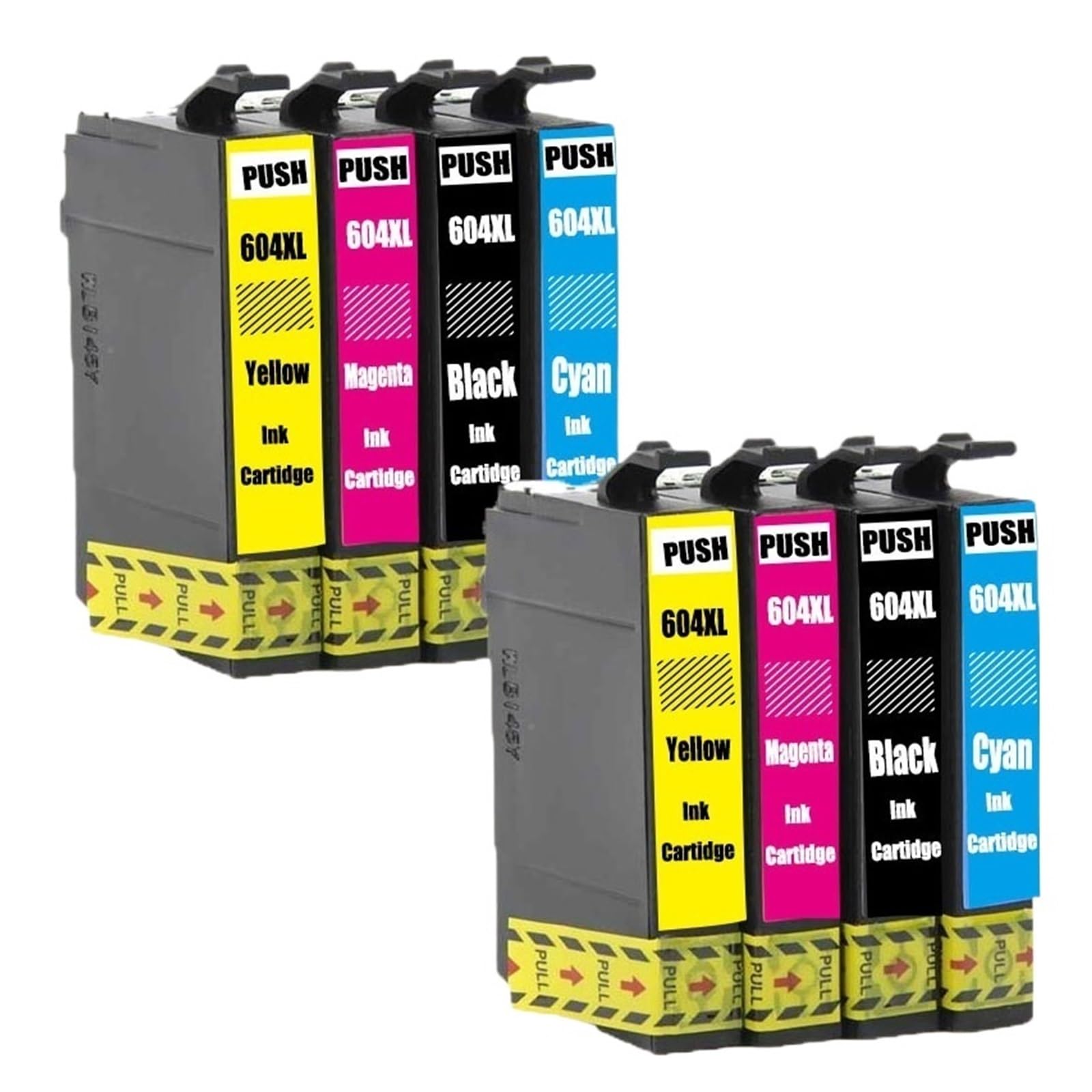 Cartuccia d'inchiostro, compatibile con Epson, 604xl XP-2200 XP-2205 | XP-3200 XP-3205 XP-4200 XP-4205 WF-2910DWF WF-2950 T604 T604xl(8PCS-2Set)