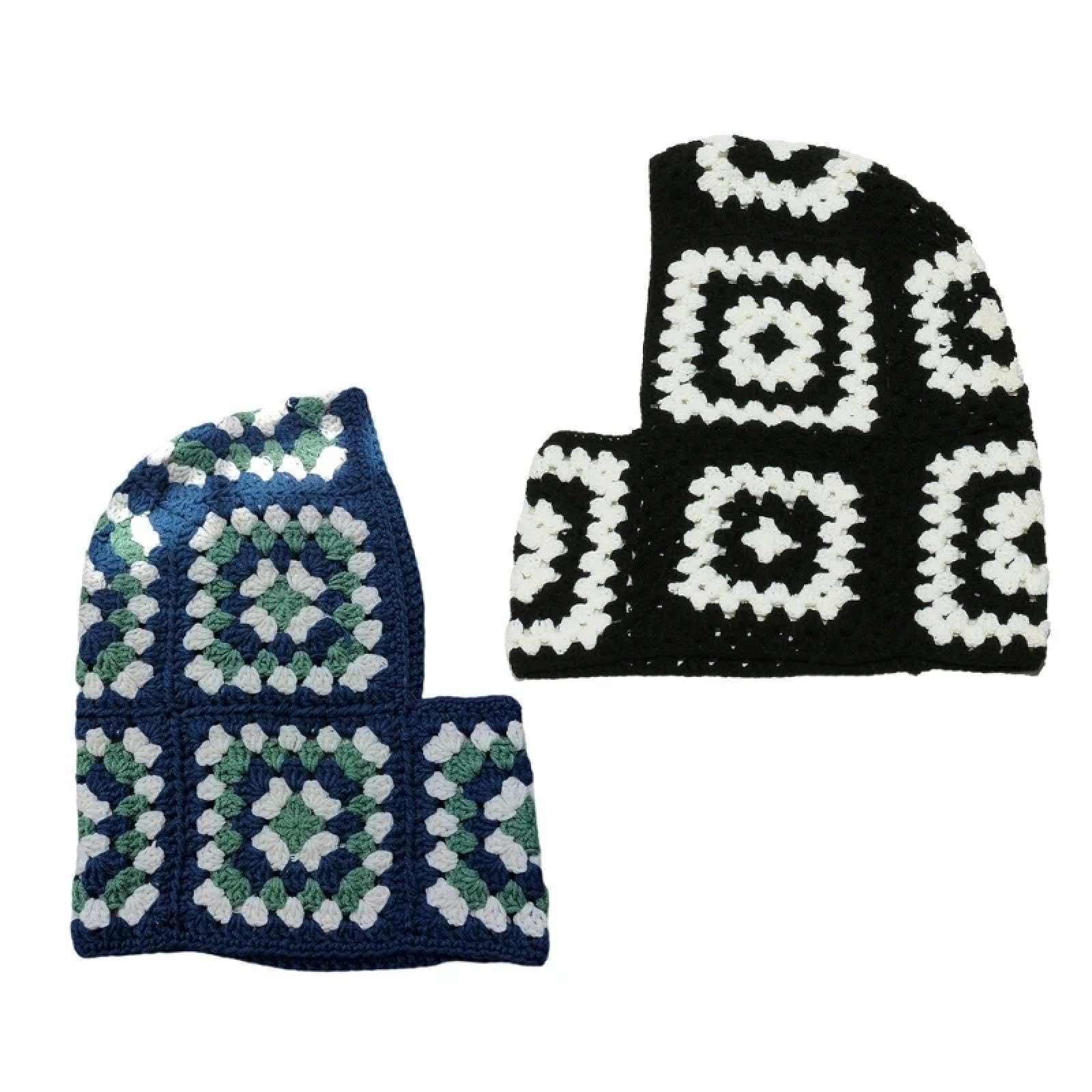 Casquettes Bonnets Chapeaux Bonnet Tricoté Enfants Tête Wrap Cou Cache-Épaissir Tricot Chapeau Sports Couvre-Chef Crocheté