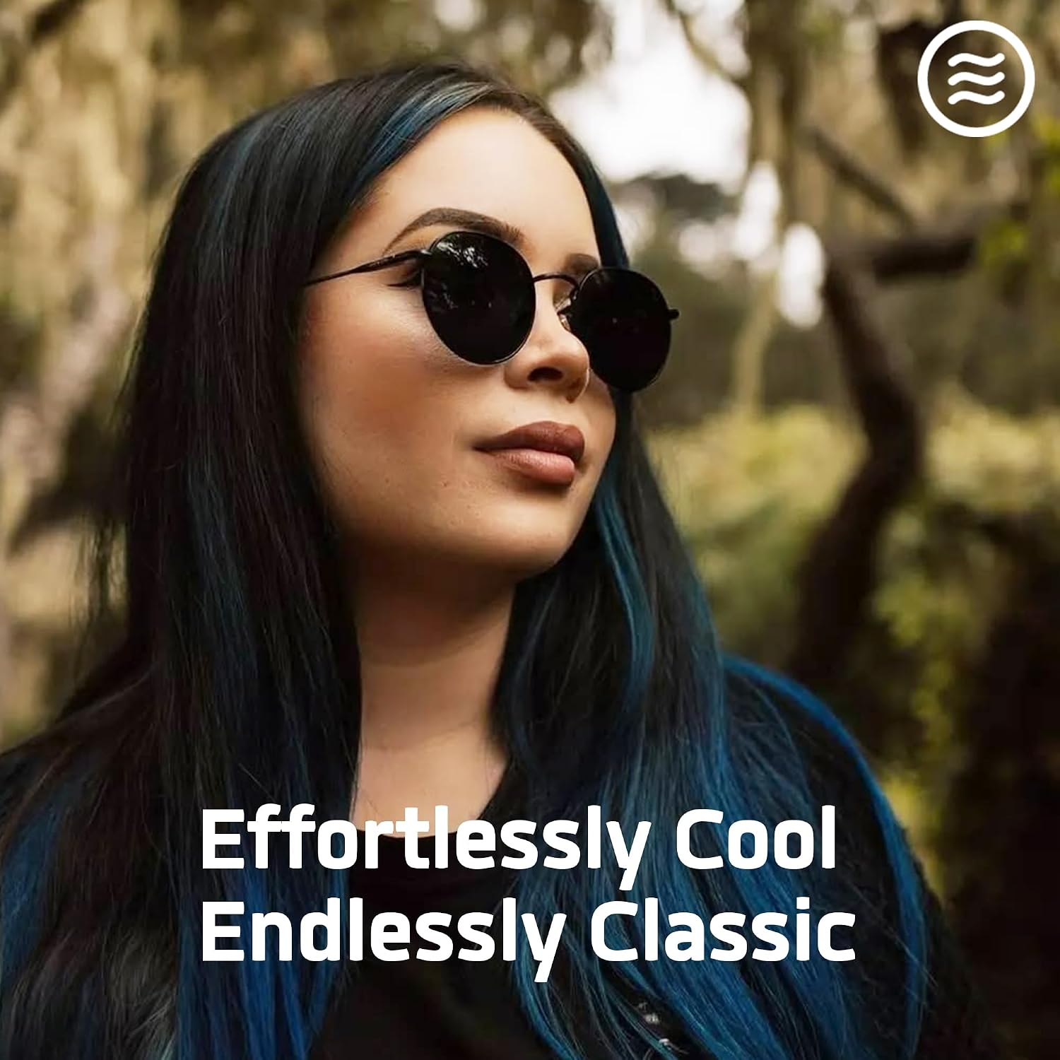 NEVEN Penny Men's Polarized Sunglasses - Retro-Cool Round Aviator Sunglasses - Minimalist UV Protection Fashion Glasses.