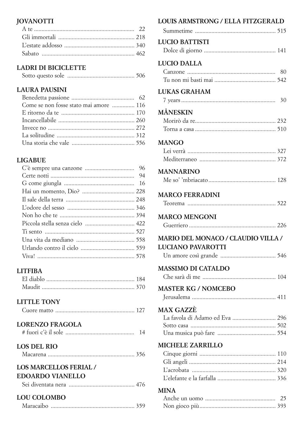 Canzoniere magnum 330 testi e accordi