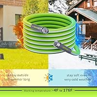 Vista 5 de RVMATE Manguera de Agua para RV de 25 Pies, Diámetro Interior de 5/8", Manguera de Agua Potable Sin Plomo, Manguera de Jardín Sin Fugas Para