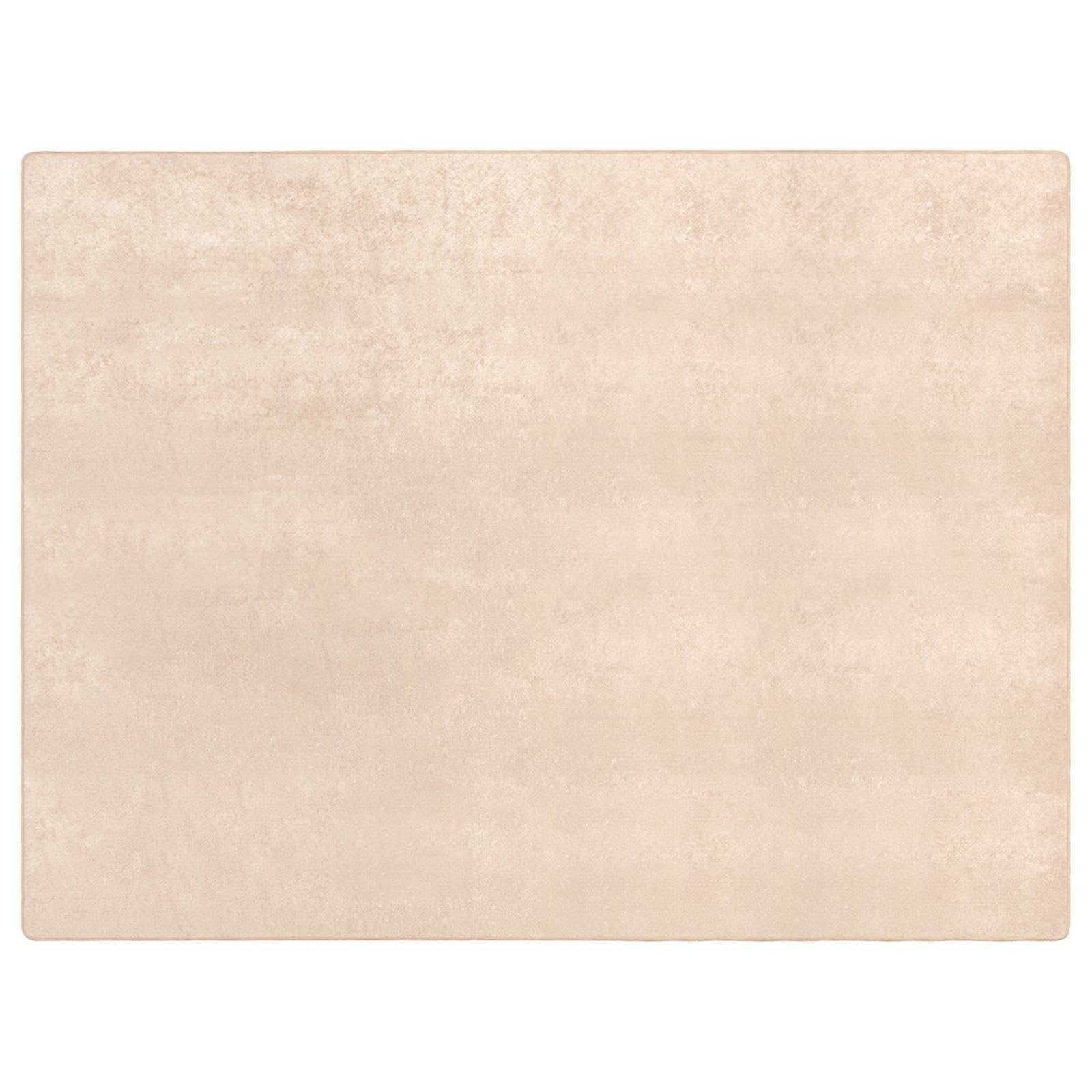 Tapis de couloir moderne lavable crème pour un salon chaleureux