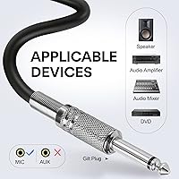 Vista 5 de OneOdio ON55 Micrófono con cable para cantar, clips de micrófono, hembra de metal, interruptor de encendido/apagado, cable XLR de 16.4 pies