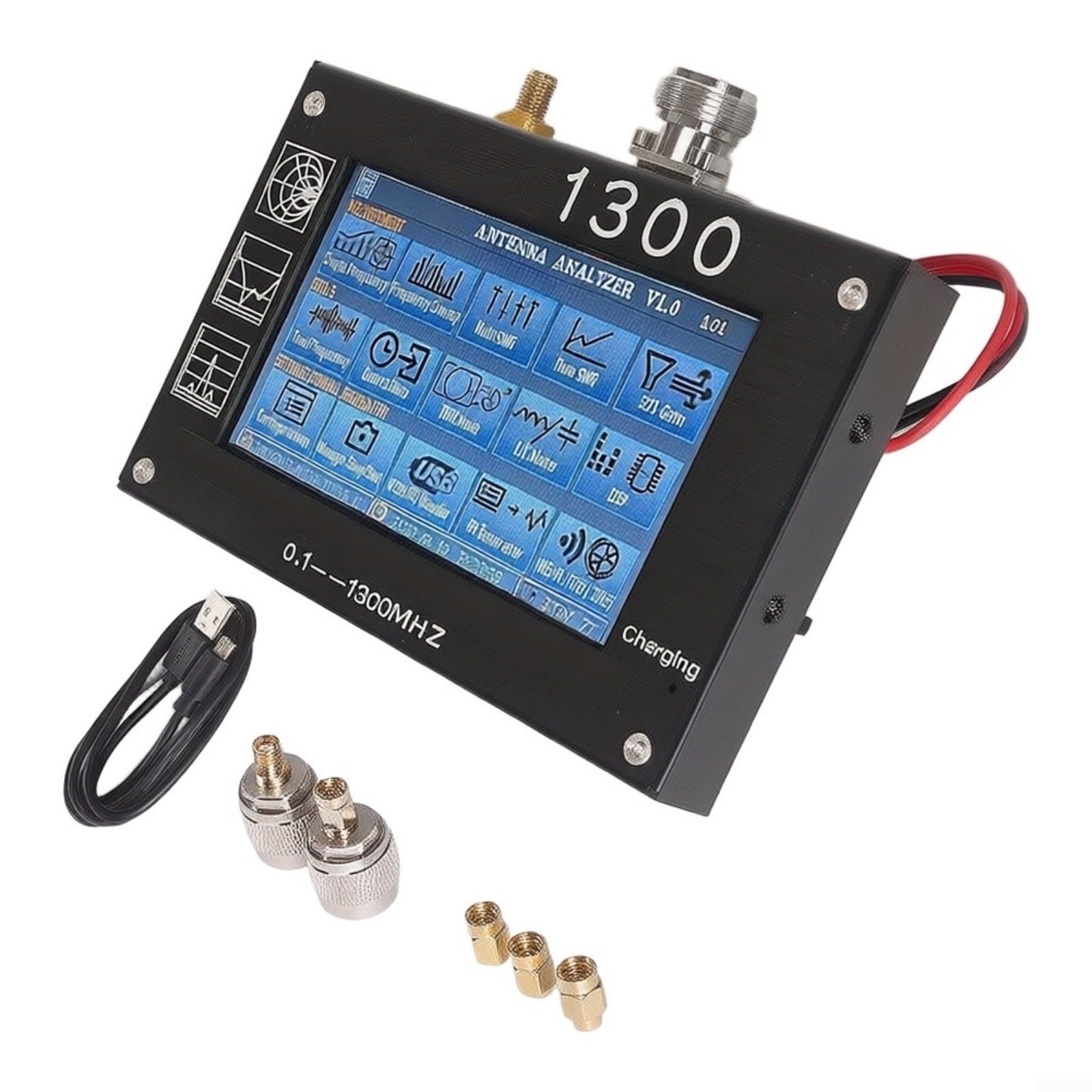 Vektor-Netzwerkanalysator Mini1300 Tragbares HF-Messgerät 0,1-1300