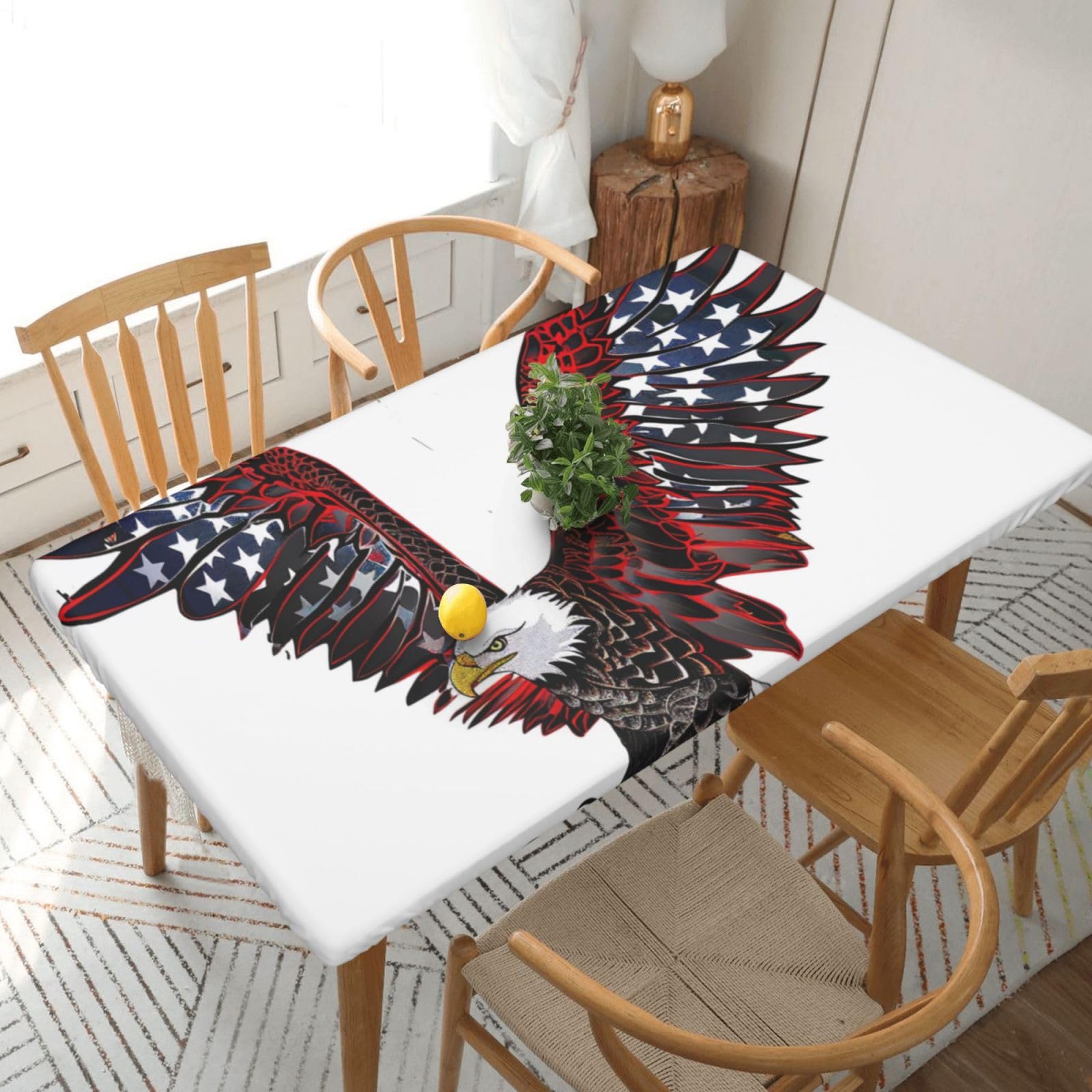 Nappe rectangulaire imprimée pour table de cuisine salle à manger fête