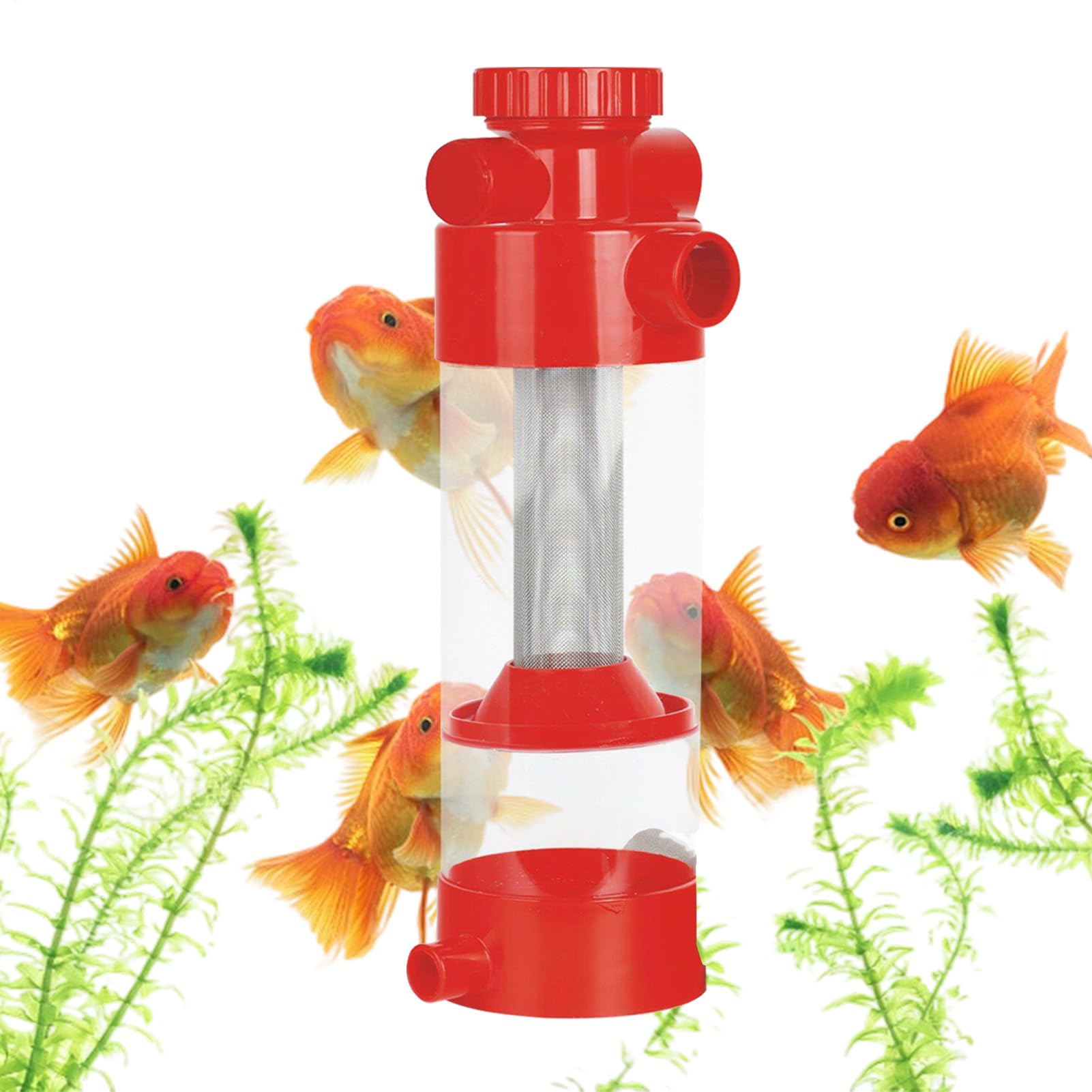 Recolector De Excrementos De Pescado Separador Filtro de Excrementos para | Equipo de Limpieza, Separador Externo para Peceras y Acuarios