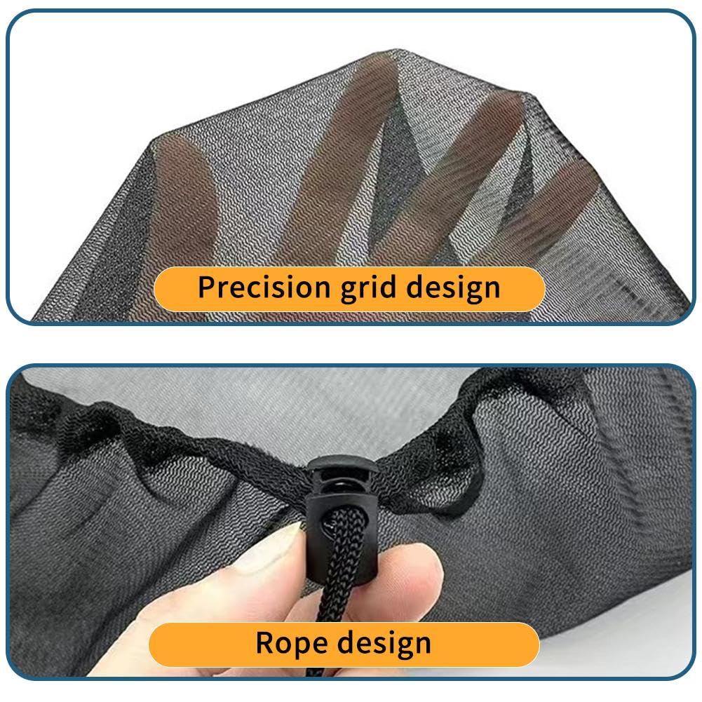 5 Coperture In Rete Per Barili Pioggia Ø99 Cm Con Fascia Elastica E Coulisse Antizanzare
