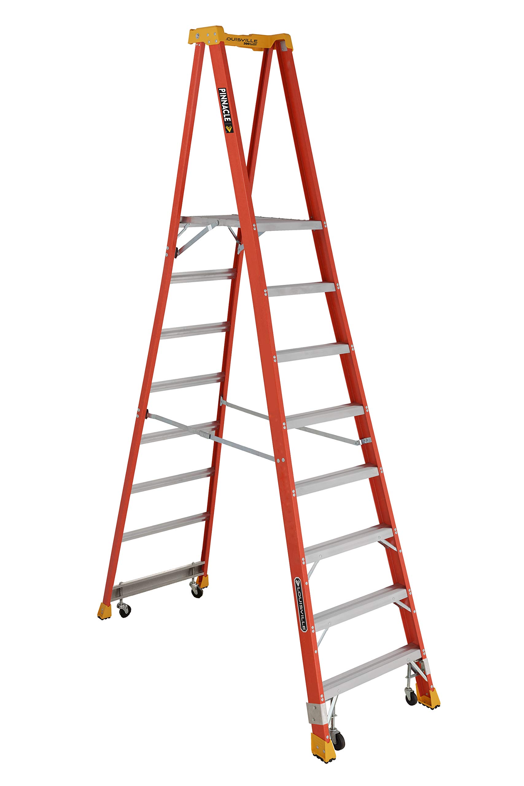 Buy Louisville Ladder Extra Large Platform Step Ladder with Casters