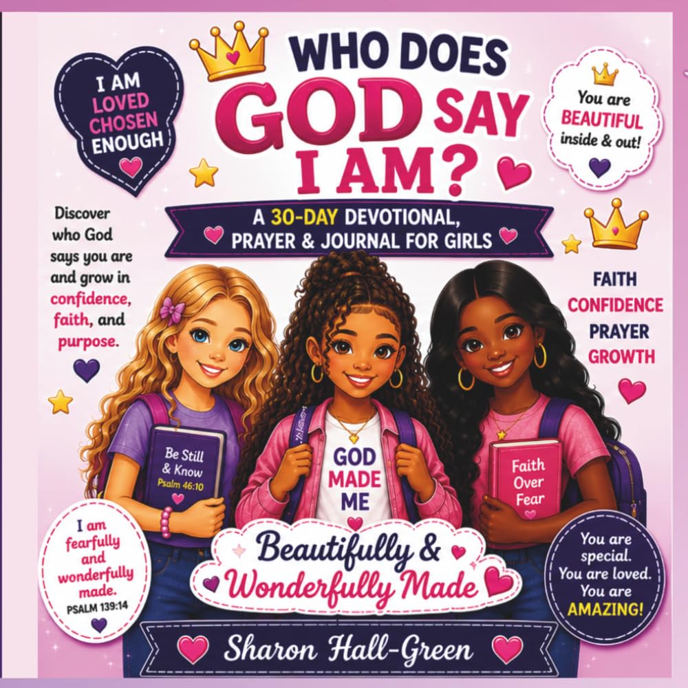 Who does God say I Am?: 30 day devotional, prayer and journal for girls.