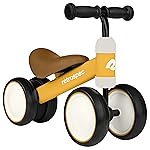 Retrospec Cricket Baby Walker Balance Bike with 4 Wheels for Ages 12-24 Months - Toddler Bicycle Toy for 1 Year Olds - Ride On Toys for Boys and Girls - One Size (Sunflower)