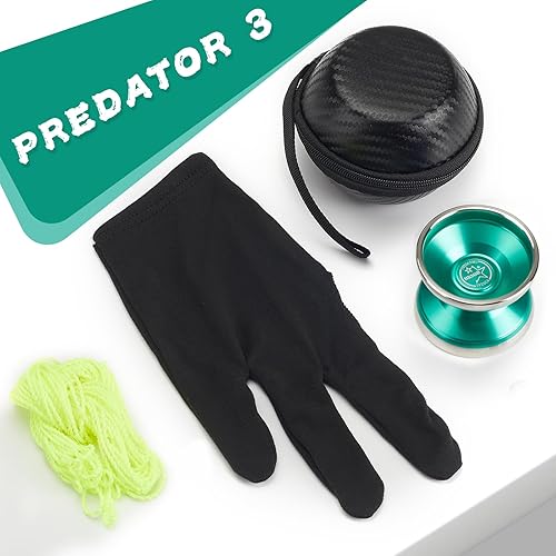 Miniatura 6 de Yoyo Yo Yo Yo no responsible para adultos Yoyos profesionales receptivos para niños de 8 a 12 años, Yoyo de truco B-Metal con rodamiento y