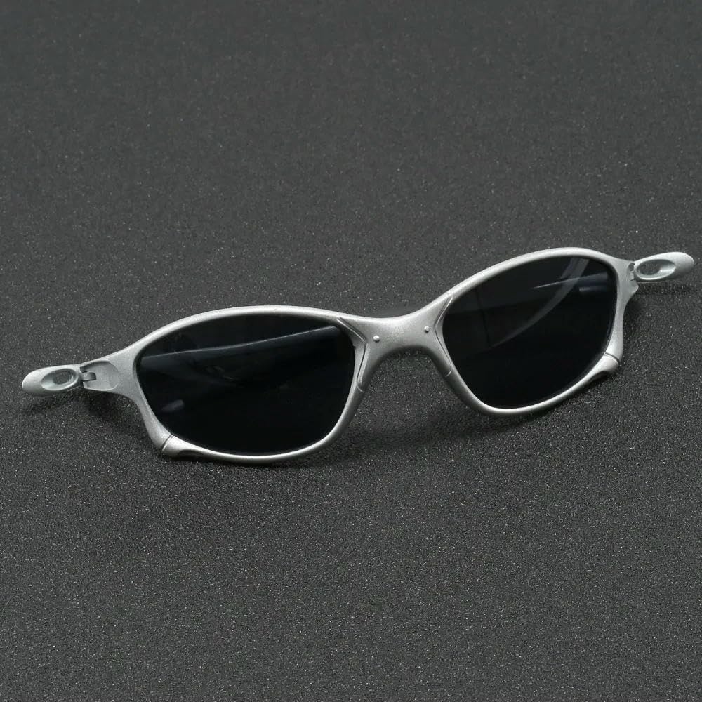 DYRBF Occhiali da sole polarizzati da uomo e da donna, occhiali da sole vintage Cat Eye, protezione UV400, lenti in policarbonato, design a tempio cavo, leggeri, per ciclismo, pesca, feste, viaggi