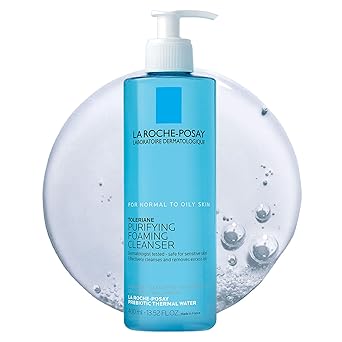 La Roche-Posay Toleriane Purifying Foaming Facial Cleanser, Oil Free Face Wash for Women & Men with Niacinamide + Ceramides, Pore Cleanser Safe For Sensitive Skin, Won’t Dry Out Skin, Soap Free