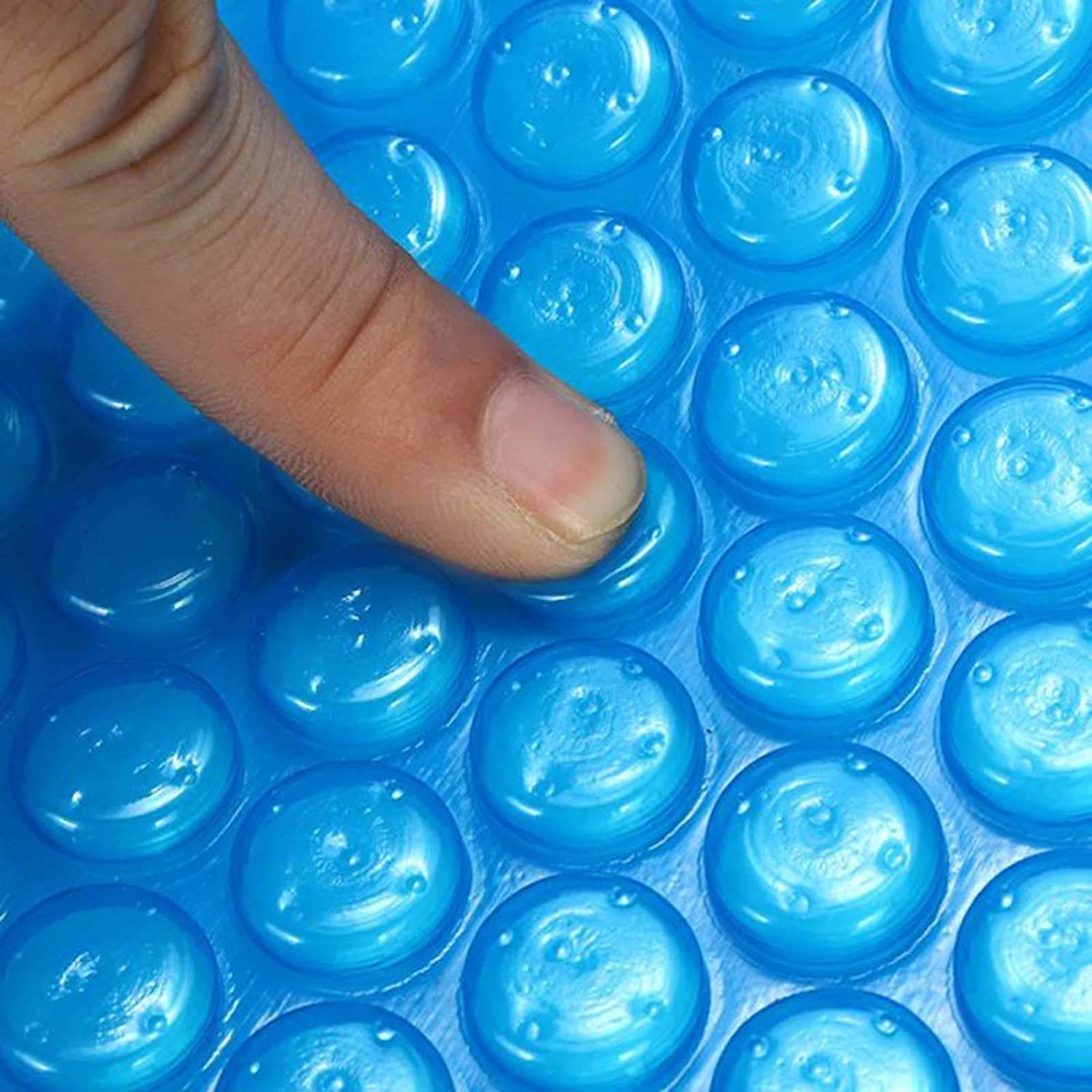 Cobertor Solar para Piscina 4x5 m, Lámina Térmica Flotante con Protección,One Color,3m x 4m(10ftx13ft)