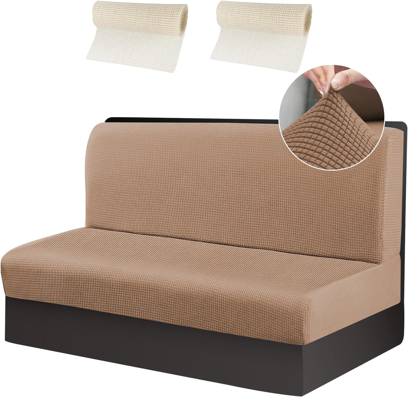 BOPOREAE Rv Cushion CoversStretch Camper Couch