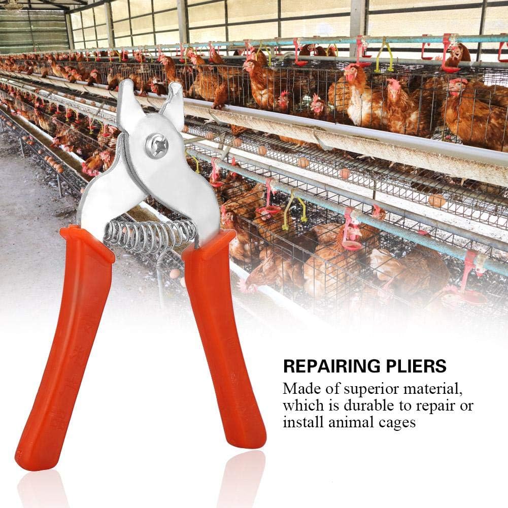 Black Friday Sale 2022 Cage Pliers, Straight Ring Pliers with Anti-Slip Handle Upholstery Installation Tool for Chicken Rabbit Bird Dog Cat Pet Animal Cages