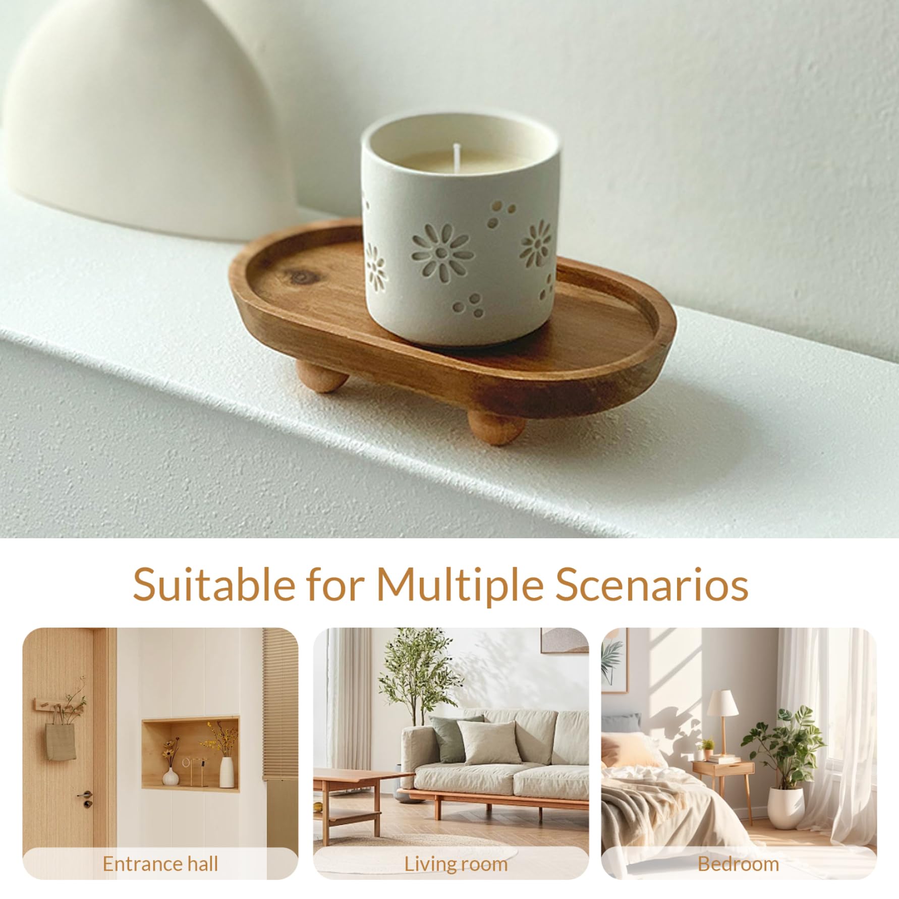 Support En Bois Pour Gâteau Plateau Décoratif Pour Fête Cuisine Table Rectangulaire