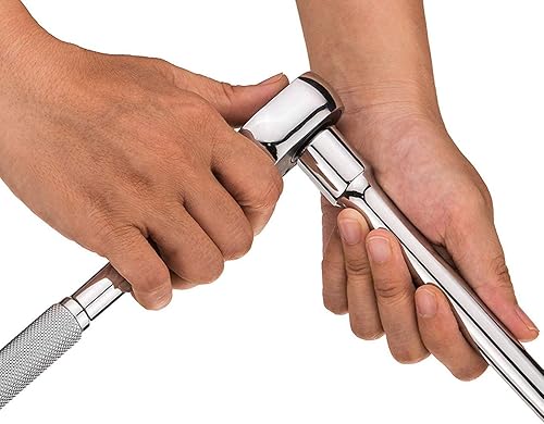 Miniatura 6 de URREA Extensión de llave de vaso  Extensor de trinquete de 12 pulgada y 2-12 pulgadas con construcción forjada y acabado de níquel-cromo totalmente