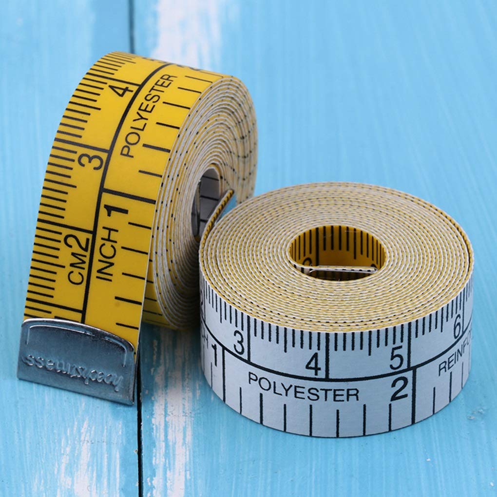 Regla de Doble Escala de 1,5 m, Cinta métrica Suave, Reglas Flexibles, Regla para Tela a Medida para Costura Corporal, Accesorios de Costura