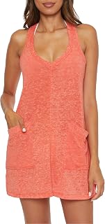 BECCA Women's Beach Date V-neck Dress, Casual, Beach Cover Ups for Women