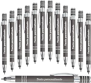 HEYZARDA Bolígrafos Personalizados Con Nombre, Logotipo De Texto Personalizado Retractiles Boligrafos Personalizados Para Iglesia Escuela