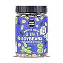 Urban Platter Roasted Salted 3-in-1 Soybean, 150g (44% Protein, 17% Fiber, Lightly Salted Green Edamame, Black & White Soybeans, Highest Plant Protein Supersnack) gallery image