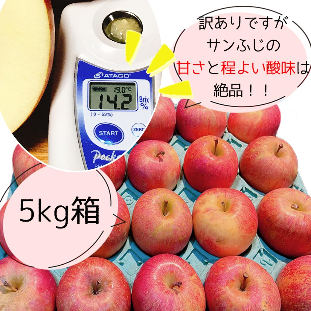 Amazon.co.jp: りんご サンふじ 訳あり 青森県産 ふじ サンフジ さん