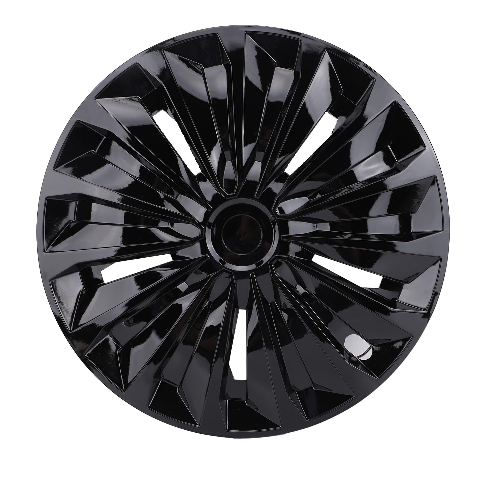 aqxreight Copricerchi da 15 Pollici Coprimozzi ABS per Ruote in Acciaio, vestibilità Universale, Antigraffio e Aggiornamento Elegante per Auto, Camion e SUV Set di 4 Coprimozzi R15 Neri (BLACK)