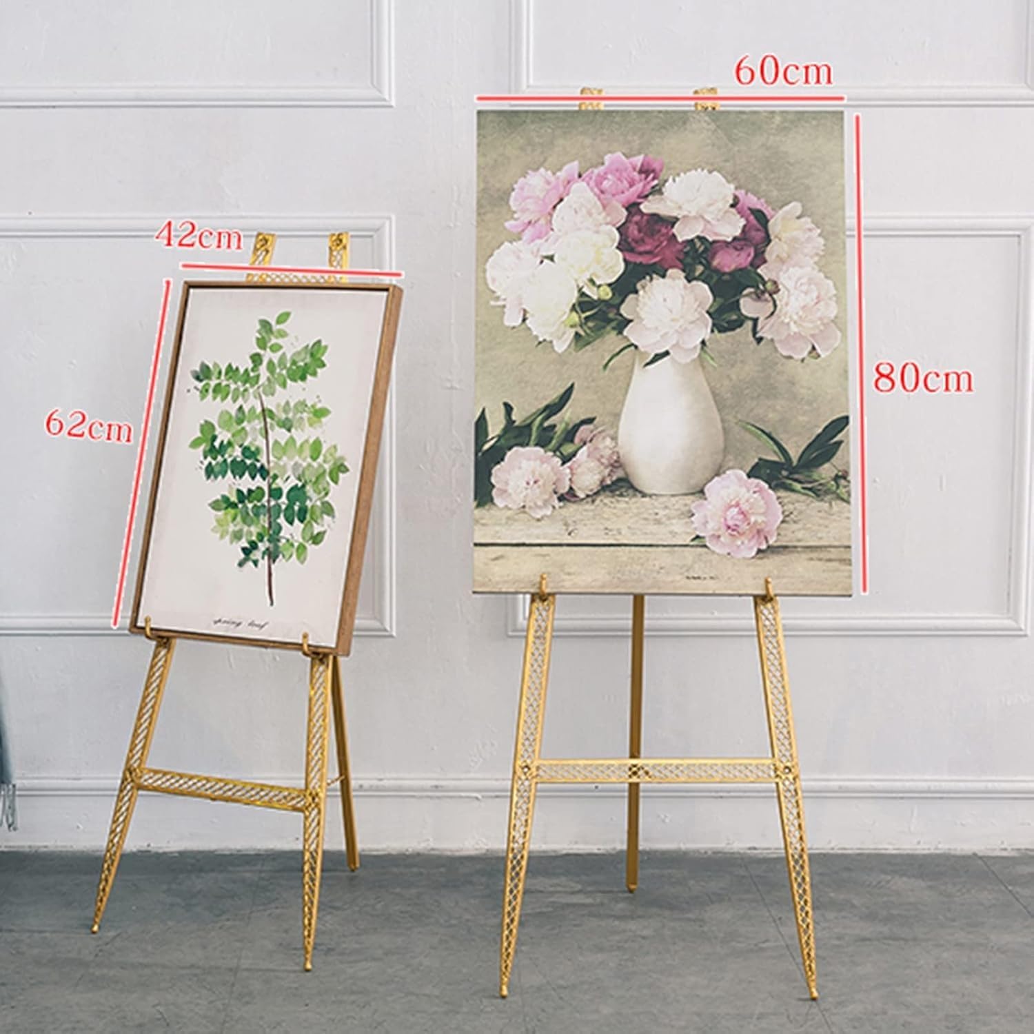 Large Adjustable Double-Sided Mobile Projection Writing Whiteboard & Magnetic Easel Stand - Portable Collapsible Floor Easel for Artists, Perfect for Art Displays & Presentations