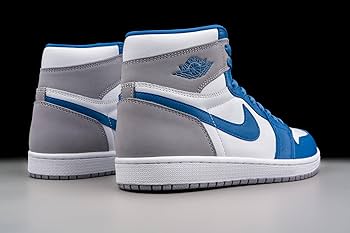 Nike Air Jordan 1 Mid męskie buty sportowe, True Blue White