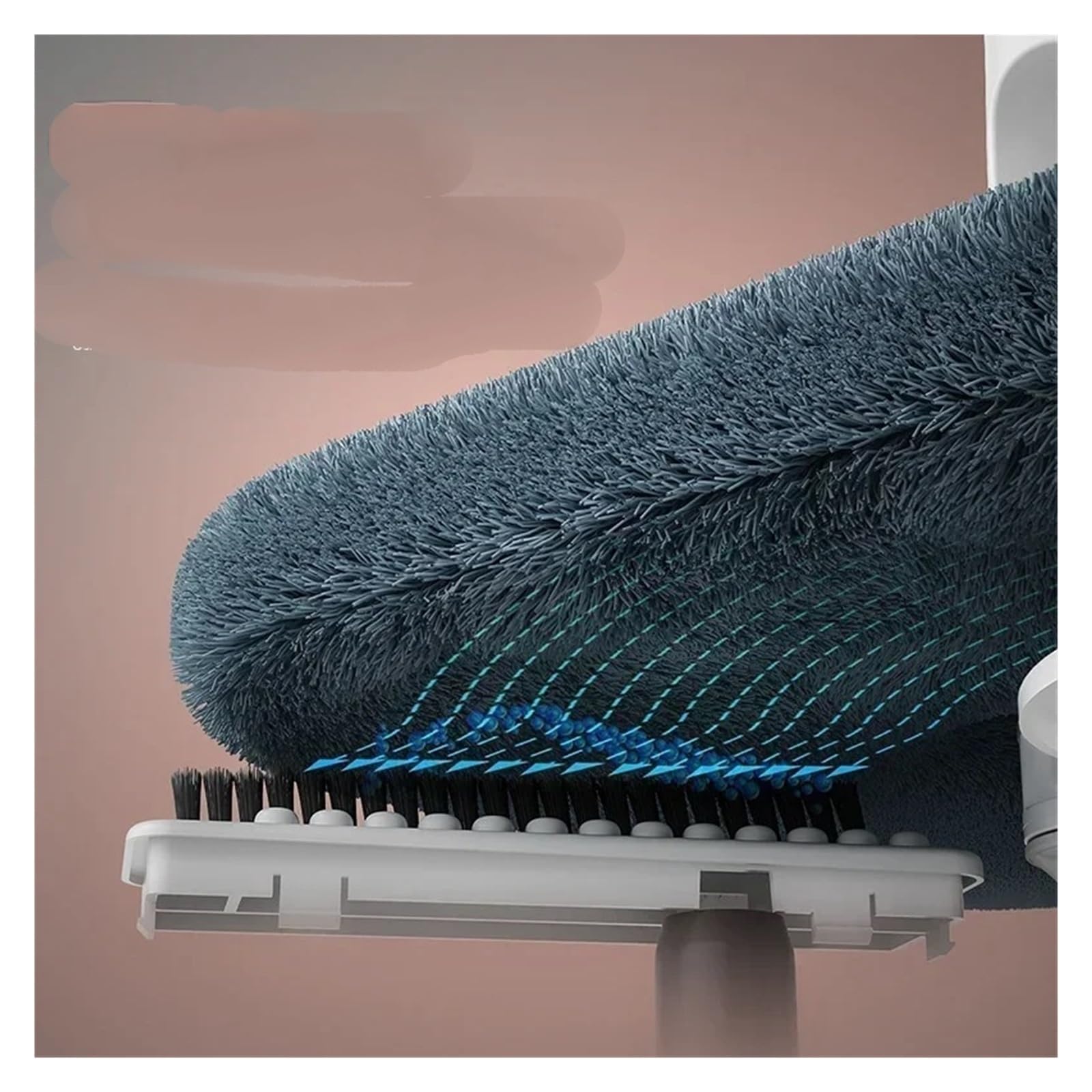 Microfibra Lazy Sin lavado de manos Compatible con piso flotante 360 ​​Fregonas Herramientas de limpieza del hogar Fregona de separación de aguas residuales de agua limpia con cubo(Standard 2 wipe)