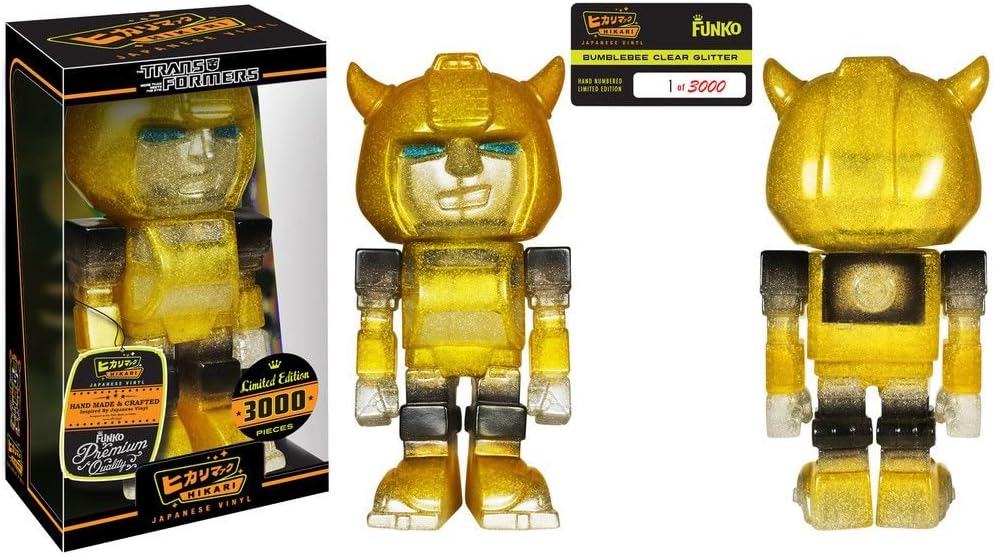 Funko Hikari: Transformers - Bumblebee Clear Glitter