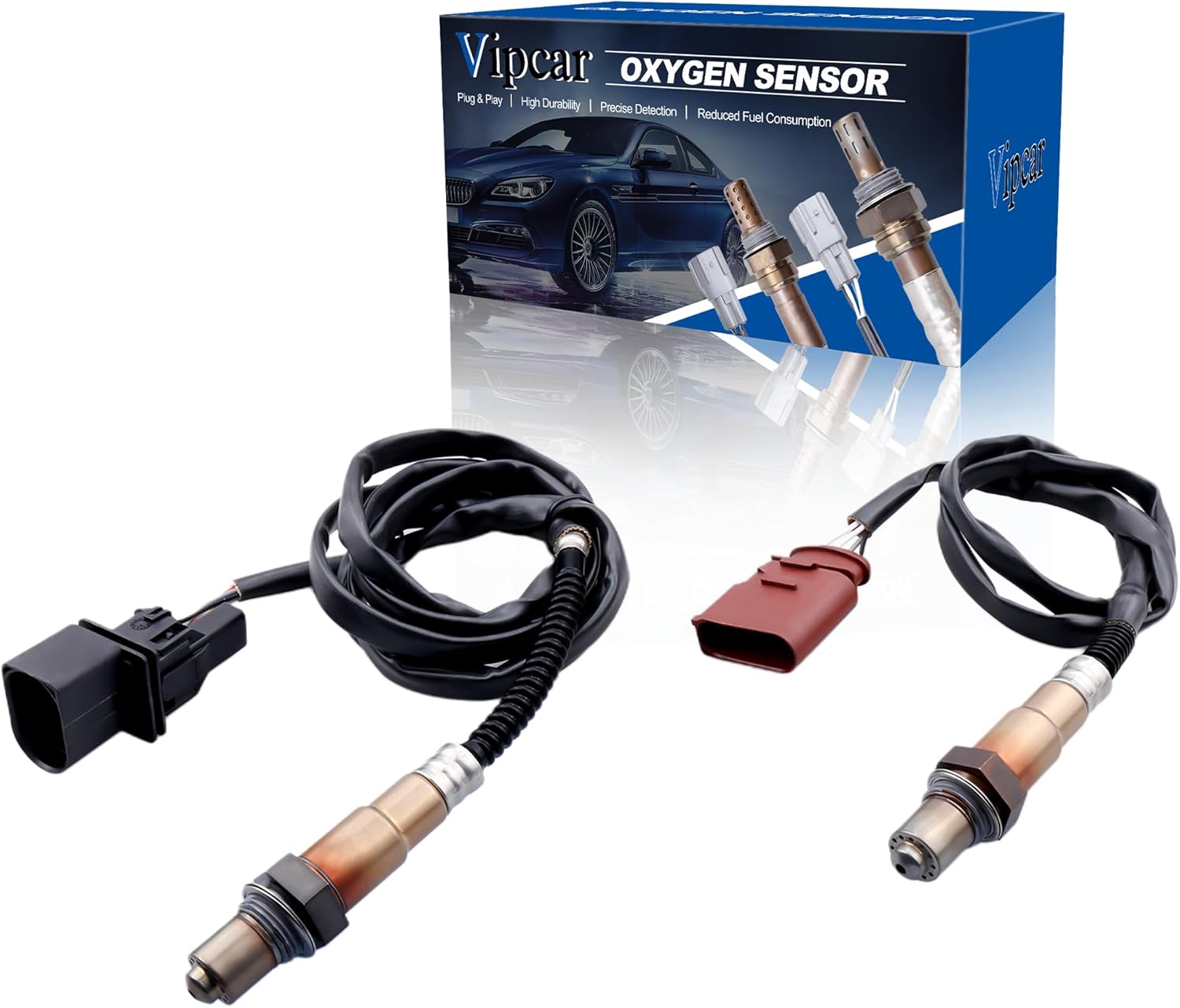 2344808+2345112 Oxygen Sensor Up + Downstream O2 Sensor for 2001-2005 Passat, 2001-04 Beetle, 1999-06 Golf, 1999-05 Jetta, 2001-06 A4 (Quattro), 2001-06 TT