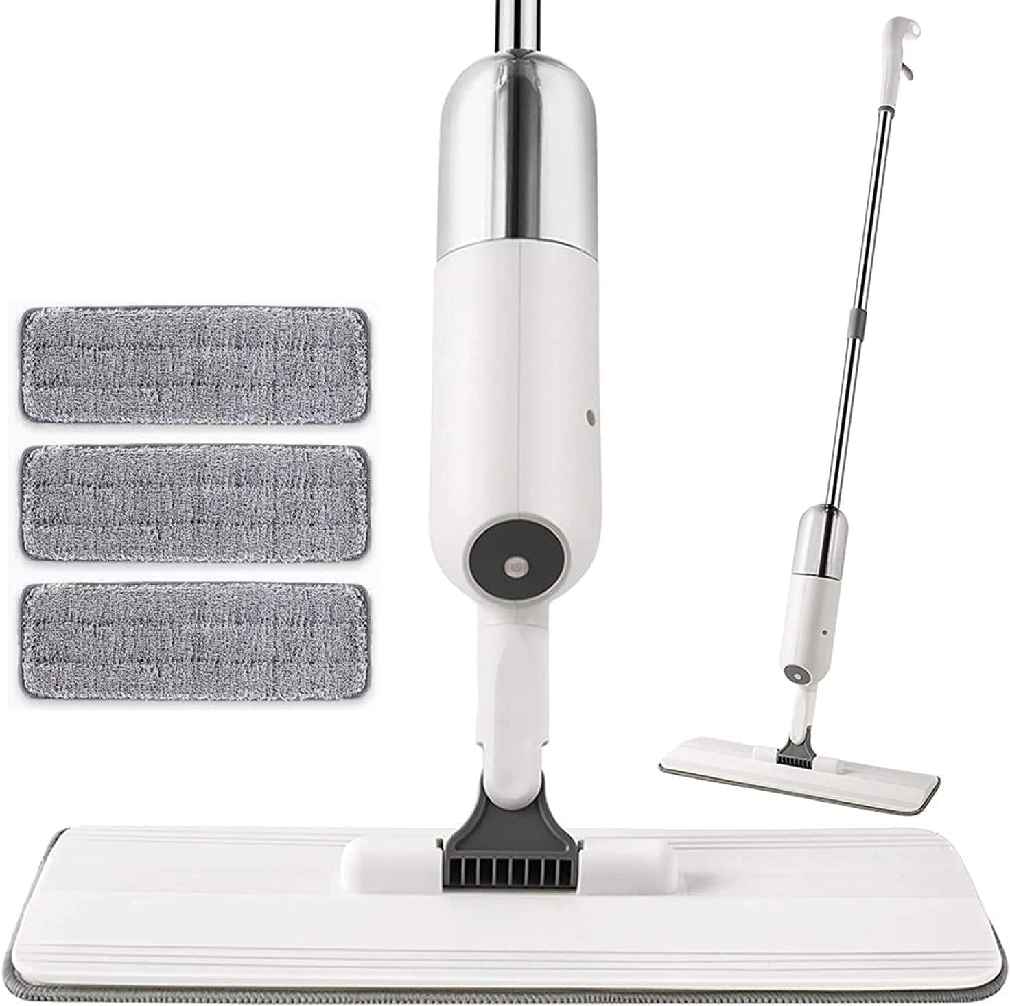 Tanz Spray Mop for Floor Cleaning Floor Mop with 3 Washable Microfiber Pads Kitchen Mop for Tiles Marbles and Wooden floors 360 degree Rotating Spray Mop