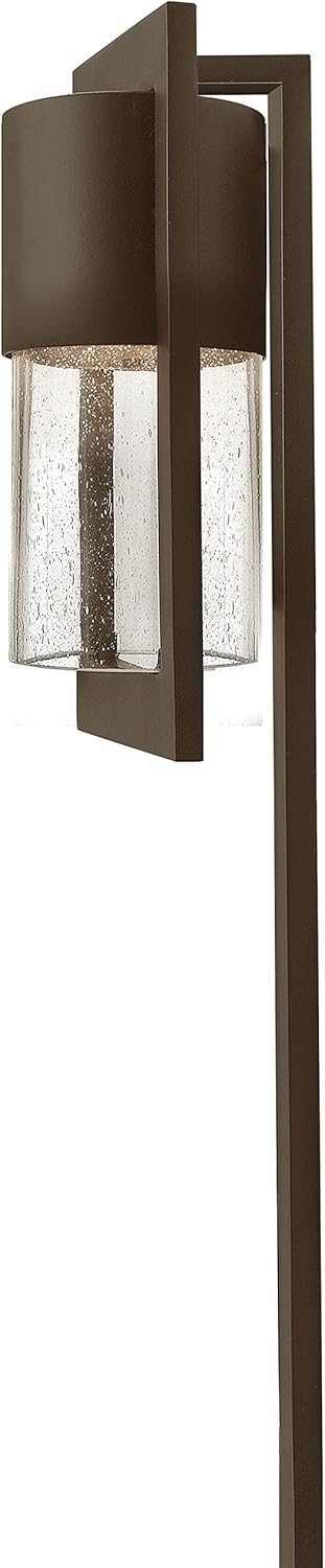 Buy 1 get 1 🔥 Hinkley 1547KZ Landscape Shelter Add Safety and Security to Walkways Ultra-Durable Path, 12-Volt, Aluminum Finish, 18w T-5 Light Bulb Include, 4.63 in. W x 22.5 in. H, Buckeye Bronze