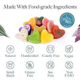 Saavy Naturals Artisan Soap Pack (10 Heart Pack)
