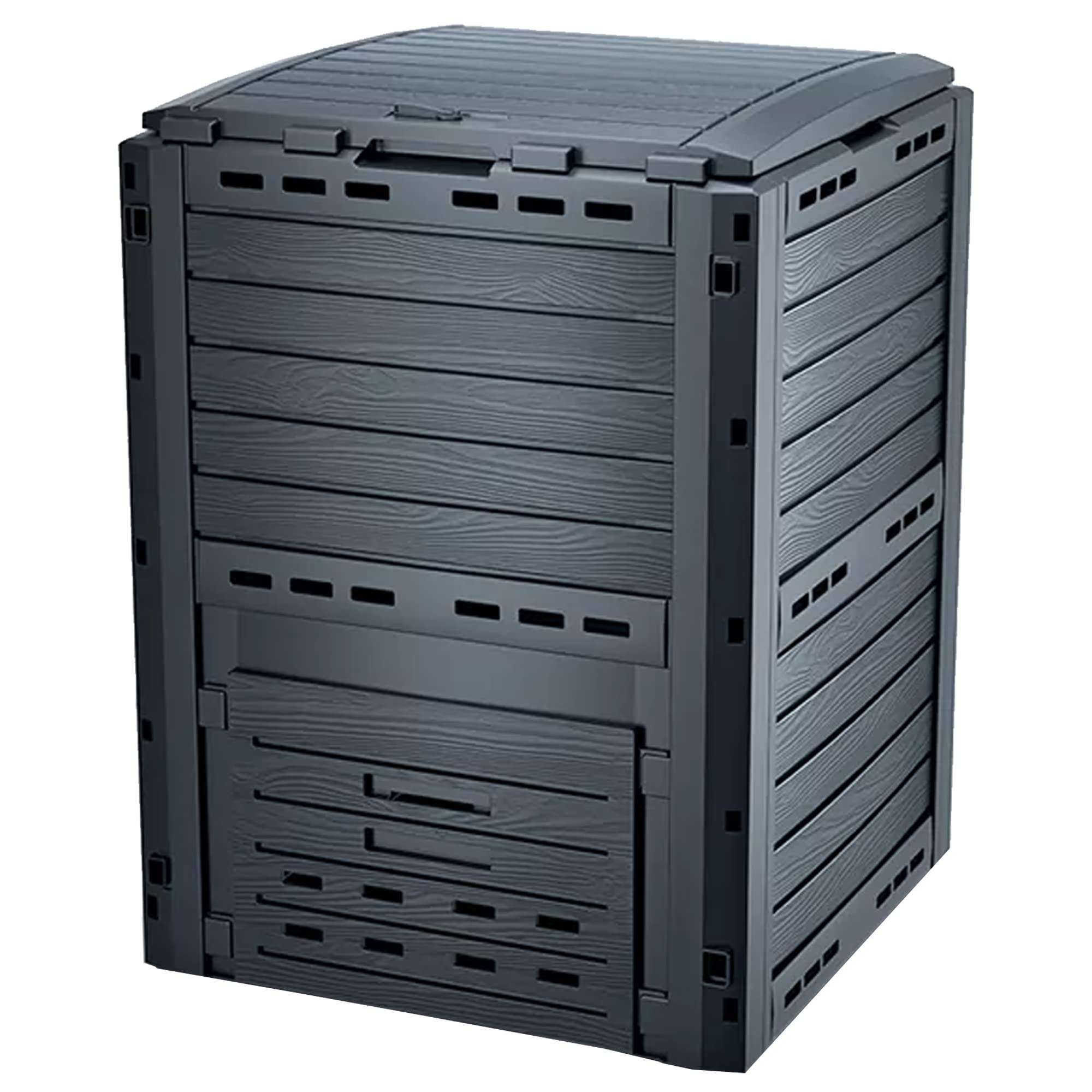 ProsperplastPlanta de compostaje COMPOGREEN WOODY 280L, Dimensions (mm) 596 x 600 x 1000, Colour Anthracite