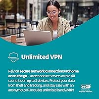 Vista 8 de ESET Home Security Premium Antivirus 2025 Edition 1 Device 1 Year Password Manager Privacy Protection Ransomware Anti-Theft Digital