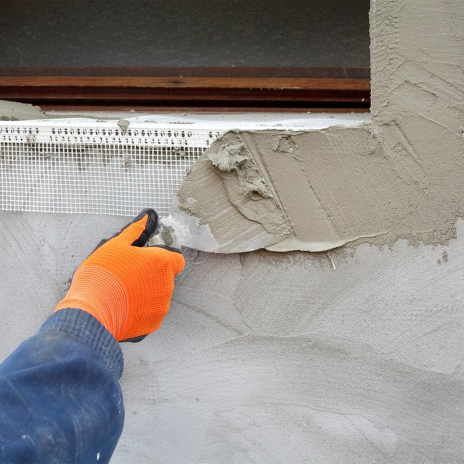 Armierungsgewebe 160 g/m² 1 x 50 m, 4 x 4 mm Glasfasergewebe für Innen- und Außenputz, Putzgewebe für Fassade und WDVS, alkalibeständiges Armierungsgitter, Weiß