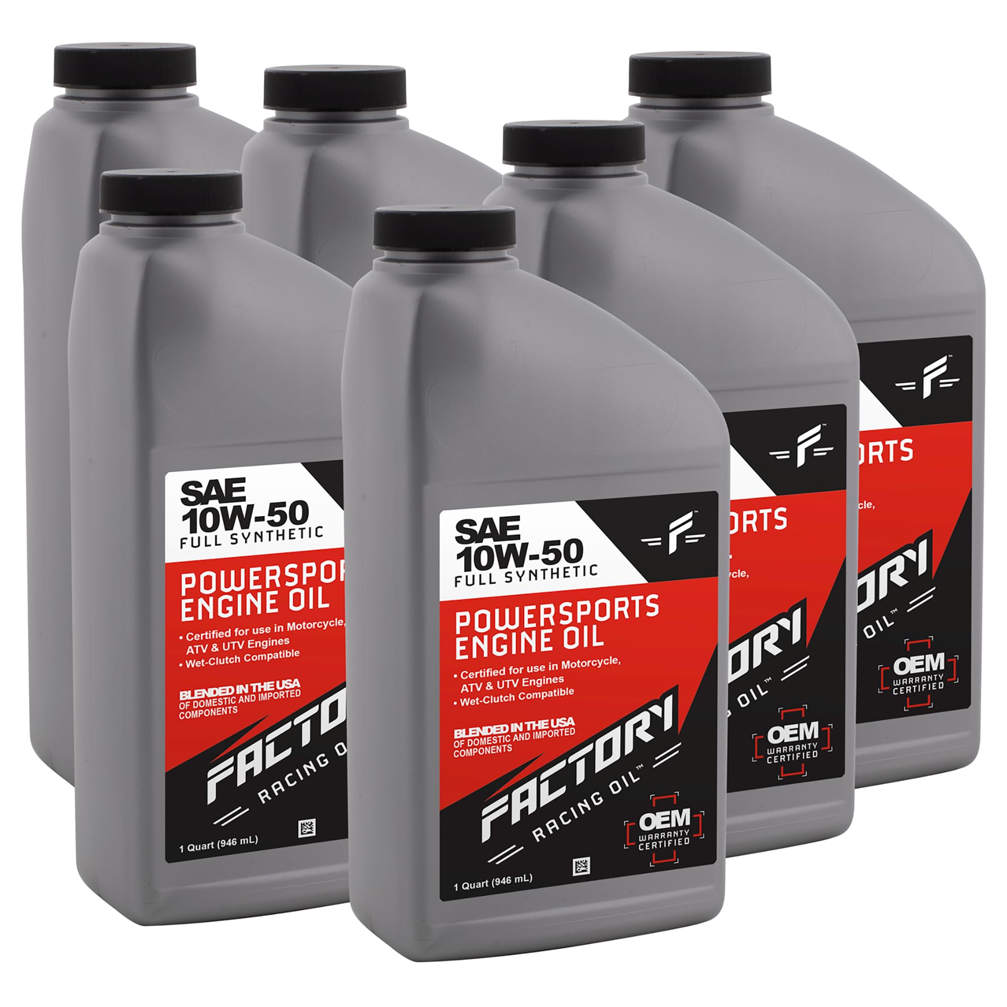 Amazon.com: Factory Racing Oil 10W-50 Full Synthetic Powersports
