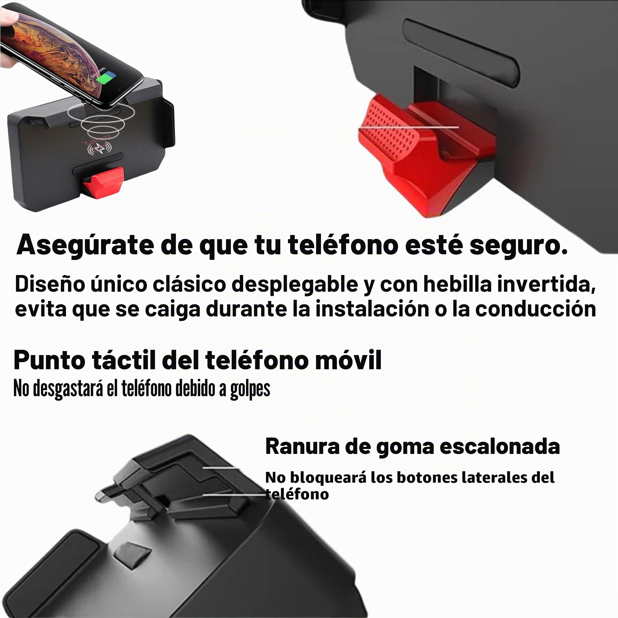 Soporte de navegación Carga inalámbrica para teléfono móvil GPS Moto para BMW R1300GS R1200GS ADV R1250GS CRF1000L S1000XR F900R F900XR F850GS F800GS F750GSF700GS Motorcycle