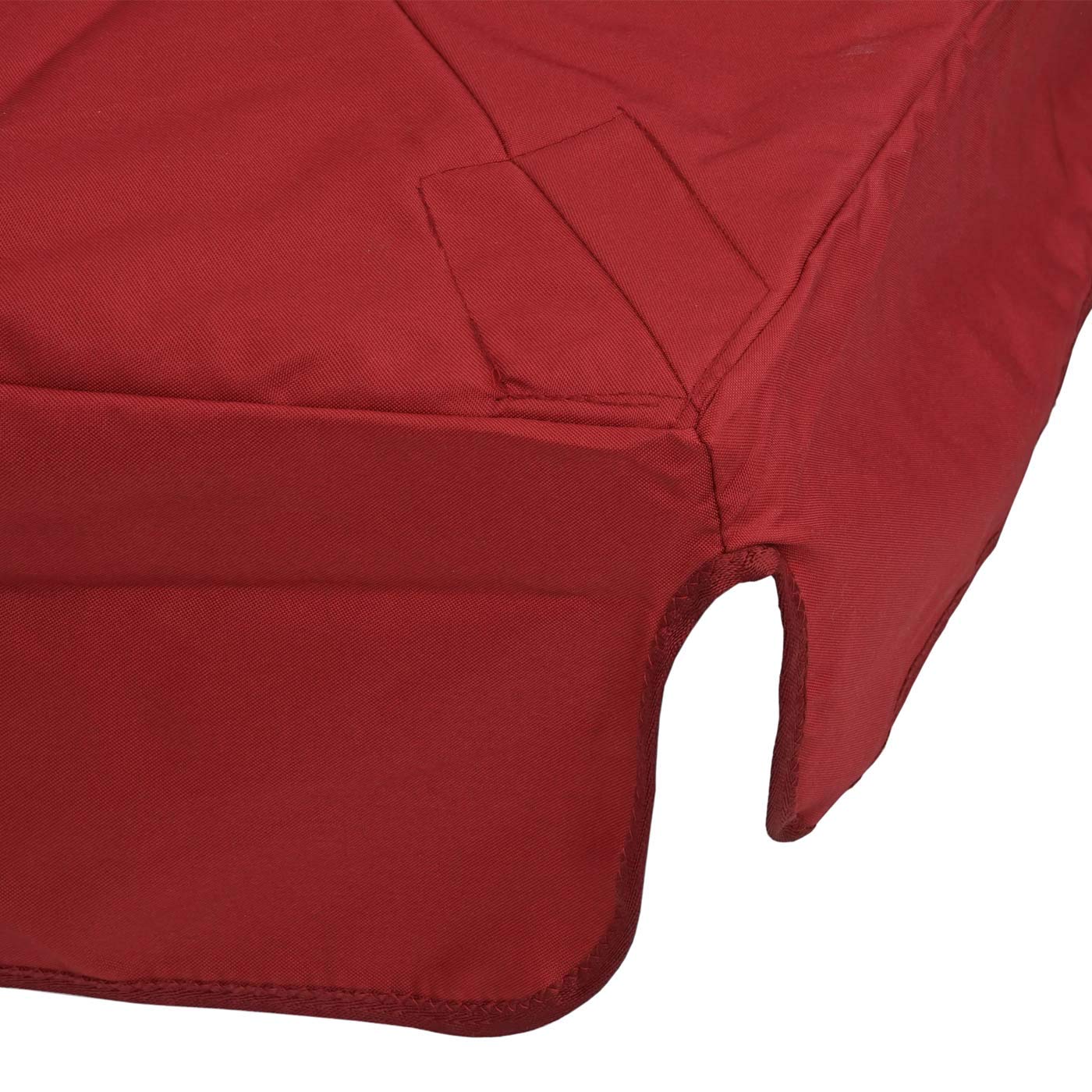 Mendler Zapasowy pokrowiec na luksusowy parasol HWC-A96 z klapką, pokrowiec na parasol przeciwsłoneczny, 3 x 4 m (Ø 5 m) poliester 4 kg - czerwony