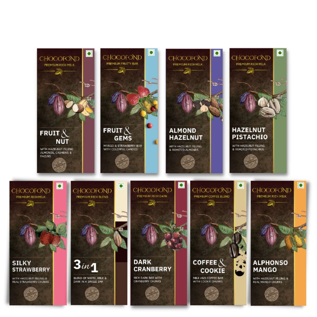 Nine flavour Chocolate Bar Pack (B09V11TDJM) Amazon Price History, Amazon Price Tracker