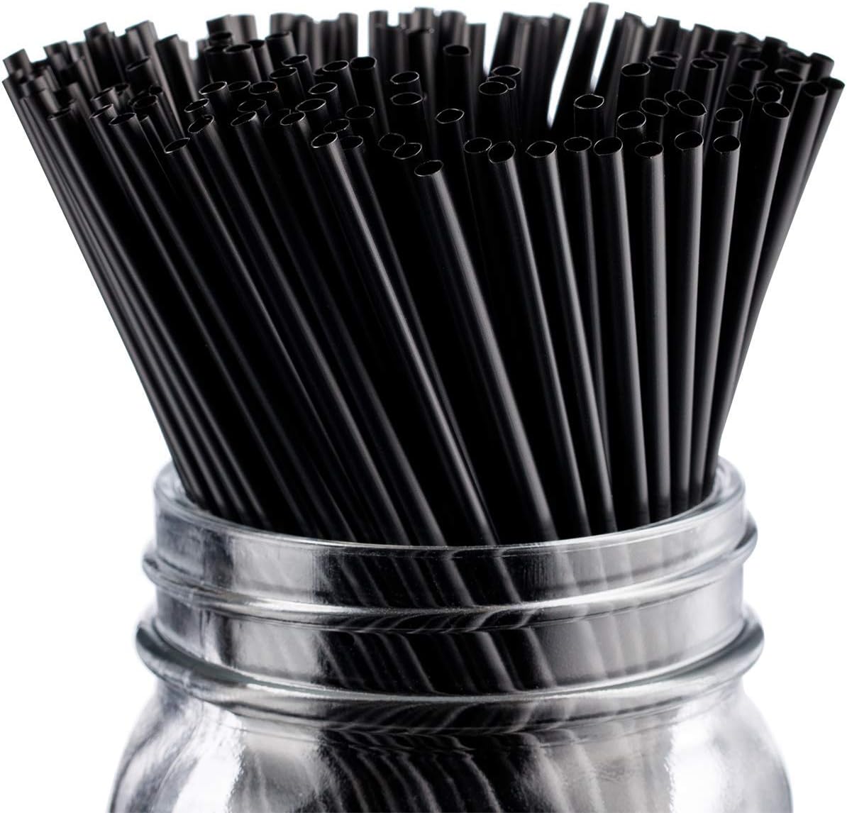 Promo Discount Up To 70% Off [500 COUNT] HARVEST PACK 5 Black PLA Disposable Stirrer Cocktail Straw For Cold Drinks