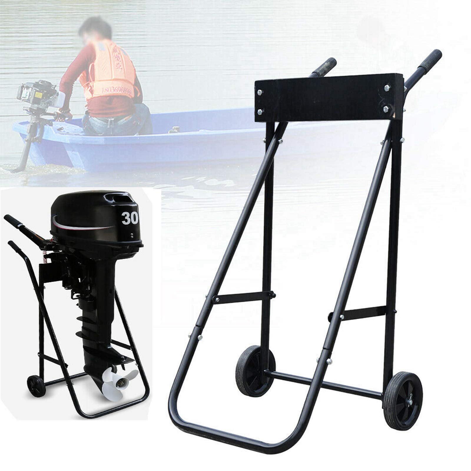 Buy TFCFL Outboard Trolley Boat Engine Boat Transport Trolley Motor