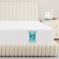 Vista 169 de Carressa Linen Sábana bajera ajustable 100% algodón tamaño King – Sábana bajera de 800 hilos King de algodón, lujosamente suave, refrescante