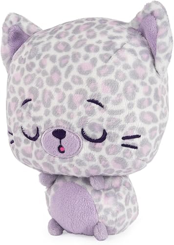 Miniatura 2 de GUND Drops, Gina Spots, animal de peluche premium expresivo de felpa suave, leopardo púrpura, 6 pulgadas