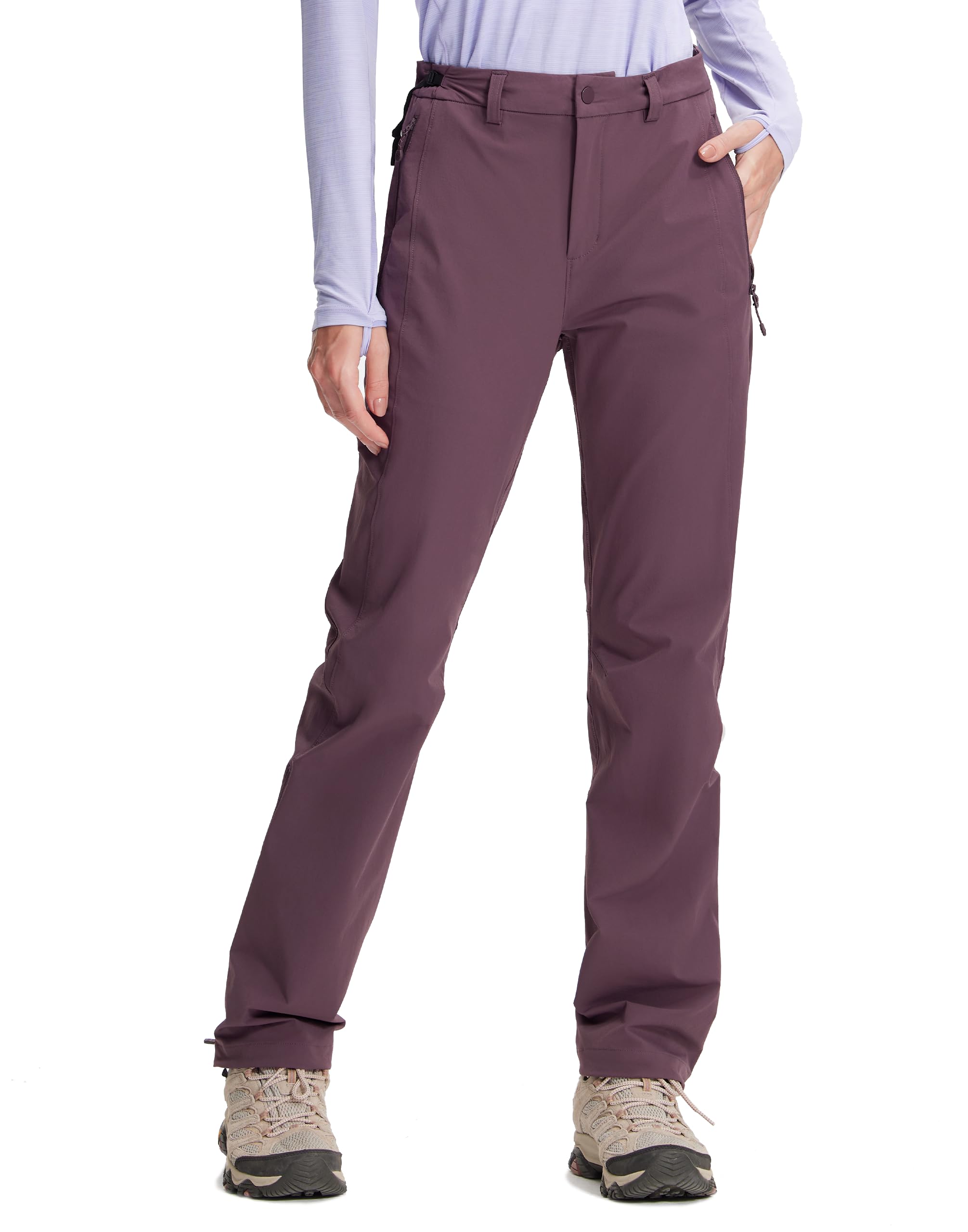 Pioneer Camp Wanderhose Damen 3-in-1,Funktionshose mit Reißverschluss-Convertible, Wasserdicht & Atmungsaktiv | Schnelltrocknend | 4-Wege-Stretch für Trekking, Radfahren