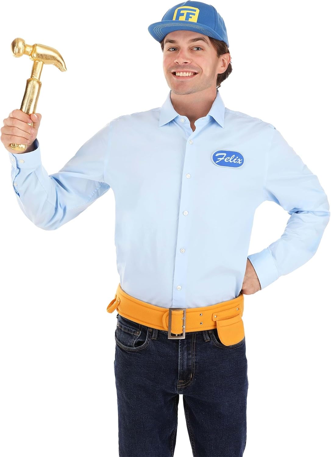 Adult Disney Wreck it Ralph Fix it Felix Costume Kit | Disney Accessories